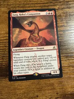 MTG Magic The Gathering Avatar Rare Fang Roku's Companion - Image 1