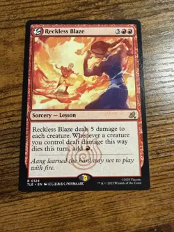 MTG Magic The Gathering Avatar Rare Reckless Blaze - Image 1