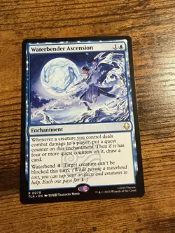 MTG Magic The Gathering Avatar Rare Waterbender Ascension - Image 1