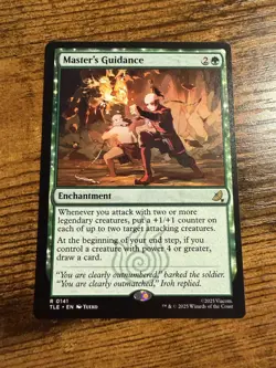 MTG Magic The Gathering Avatar Rare Master's Guidance - Image 1