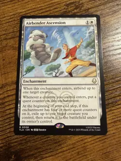 MTG Magic The Gathering Avatar Rare Airbender Ascension - Image 1