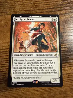MTG Magic The Gathering Avatar Rare Jet Rebel Leader - Image 1
