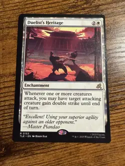 MTG Magic The Gathering Avatar Rare Duelist's Heritage - Image 1