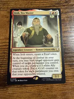MTG Magic The Gathering Avatar Rare Iroh Tea Master - Image 1