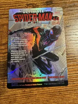 MTG Spider-Man Miles Morales Ultimate Spider-Man Borderless Foil 0234 - Image 2
