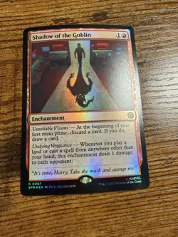 MTG Magic The Gathering Spider-Man Rare FOIL Shadow of the Goblin - Image 1