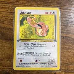 1st Edition Lickitung Pokemon TCG Jungle Set # 38/64 SEE PHOTOS - Image 1