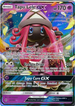 Pokemon Tapu Lele GX Celebrations Classic Collection Holo 60/145 #1589 - Image 1