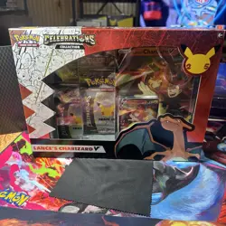Pokemon TCG - Celebrations - Lance's Charizard V Collection Box - NEW/ Sealed - Image 1