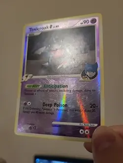 Pokemon TCG - Toxicroak G 40/127 Lv. 40 - Platinum (2009) - Reverse Holo - LP - Image 2