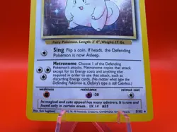 Clefairy Holo - Pokemon Base Set Unlimited - Moderately Played - WOTC Card 1999 - Image 3