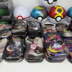 Pokemon TCG - 32 EMPTY Collector Tins - NO Packs/Cards - Image 5