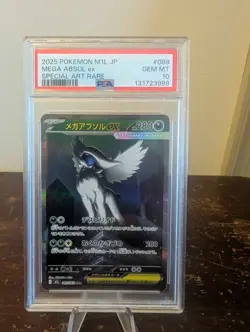 2025 POKEMON JPN M1L-MEGA BRAVE SPECIAL ART RARE #089 MEGA ABSOL EX PSA 10 - Image 1