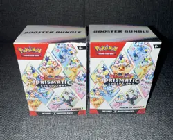 *LOT OF 2* Pokemon Prismatic Evolutions Booster Bundle (SEALED) - Image 1