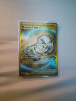 Pokemon TCG Counter Catcher Paradox Rift 264/182 Gold Hyper Rare Holo - Image 1