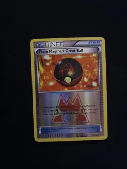 Pokemon TCG Team Magma's Great Ball Reverse Holo Card 31/34 Double Crisis - Image 1