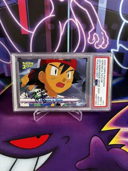 Pokemon Topps 2000 Veronica Taylor Signed A DECISION IS MADE #47 PSA 9 AUTO 8 - Image 1