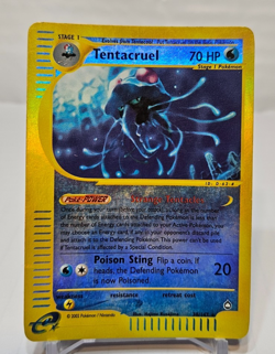 Tentacruel 38/147 Reverse Holo Rare Aquapolis Pokemon 465 - Image 1