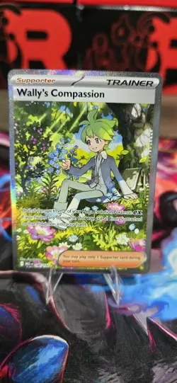 Wally's Compassion 186 NM Mega Evolution Pokemon - Image 1