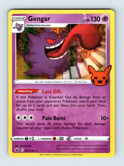 Gengar - Trick or Trade BOOster - Holo - 057/198 - NM - Pokemon - Image 1