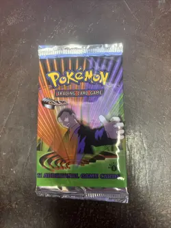 Pokemon Gym Challenge 1st Edition Booster Pack - Image 1