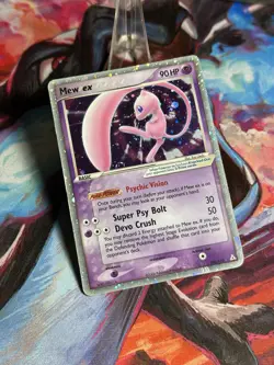Pokemon Mew ex 100/110 EX Holon Phantoms Ultra Rare Holo 2006 SWIRL - Image 2