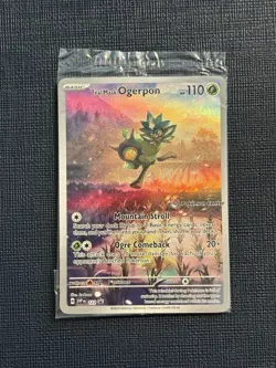 SEALED Teal Mask Ogerpon EX Twilight Masquerade Pokemon Center Stamped SVP123 - Image 1