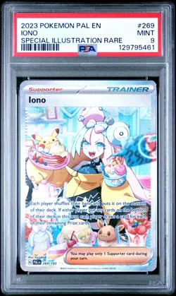 2023 POKEMON PAL EN-PALDEA EVOLVED SPECIAL ILLUSTRATION RARE #269 IONO PSA 9 - Image 1