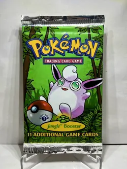 Wizards of the Coast First Edition 1st Edition Pokemon Jungle Booster Pack 742818060639 - Image 1