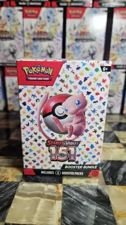 Pokemon Scarlet Violet 151 Booster Bundle 6-Pack, Factory-Sealed Box - Image 1
