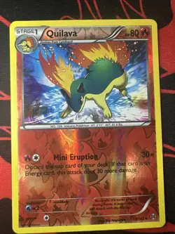 Pokemon Quilava Uncommon Reverse Holo XY - BREAKthrough #19/162 NM - Image 1