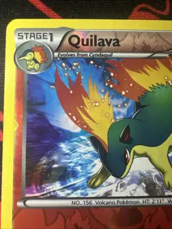 Pokemon Quilava Uncommon Reverse Holo XY - BREAKthrough #19/162 NM - Image 4