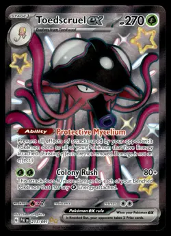2024 Scarlet & Violet Series - Paldean Fates Toedscruel ex Special Illustration - Image 1