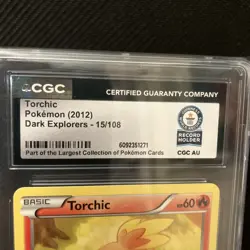 POKEMON WORLD RECORD 1 of 1 TORCHIC 2012 Dark Explorers Common POKEMON 15/108 - Image 3