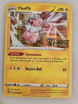 Pokemon TCG: FLAAFFY - (Prerelease) Promo Evolving Skies SWSH122 - Image 1