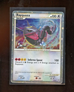 2011 Pokemon Call of Legends SL10 SHINY Rayquaza Holo Foil Rare - Image 1
