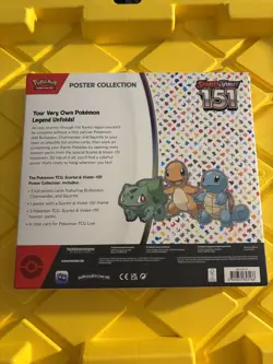 Nintendo Pokemon TCG Scarlet & Violet - 151 Poster Collection Box - 3 Packs 820650853166 - Image 2