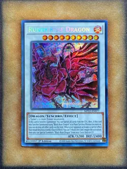 Yugioh Ruddy Rose Dragon MP22-EN077 Secret Rare 1st Ed NM - Image 1