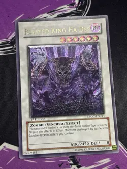 Yugioh Revived King Ha Des CSOC-EN044 Ultimate Rare 1st Edition NM - Image 1