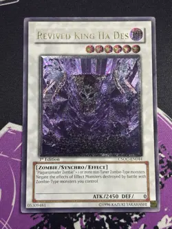 Yugioh Revived King Ha Des CSOC-EN044 Ultimate Rare 1st Edition NM - Image 2