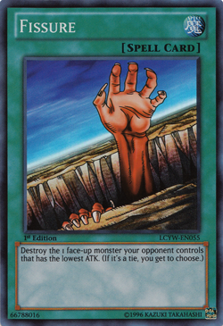 Fissure - 1st Edition - LCYW-EN055 - Super Rare (NM) - Yugioh - Image 1