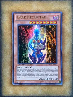 Yugioh Dark Necrofear LC03-EN002 Ultra Rare Limited Edition NM - Image 1