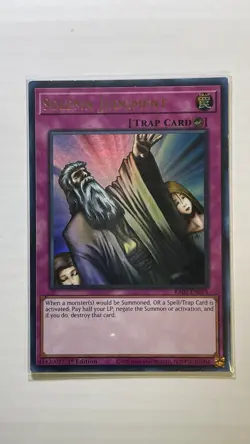 x1 Solemn Judgment - RA02-EN075 - Ultra Rare - 1st Edition Yu-Gi-Oh! M/NM - Image 1