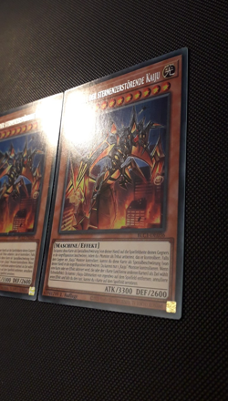 Yu-Gi-Oh! 3x Jizukiru der Sternenzerstorende Kaiju, 1. Auflage, Deutsch, NM-EX - Image 4