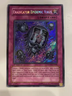 Yugioh Eradicator Epidemic Virus FOTB-EN068 Secret Rare 1st Edition - LP - Image 1