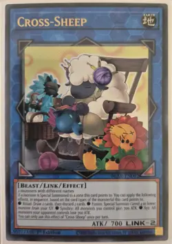 YuGiOh Cross-Sheep Ultra Rare 1st Edition BLAR-EN092 - Image 1