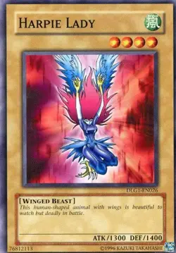 Harpie Lady - DLG1-EN026 - Common - Unlimited Edition - Lightly Played - Image 1