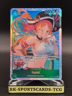 One Piece Azure Sea's Seven : Nami OP14-031 SR Super Rare English - Image 1