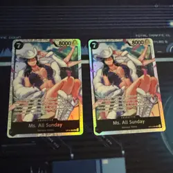 2x Ms. All Sunday OP14-084 SR The Azure Sea's Seven OP14 - Sold Separately - Image 1