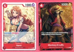 Monkey.D.Luffy P-007 Nami ST01-007 Tournament Pack Vol.1 Promo Pre-Release - Image 1